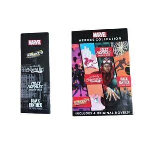 Marvel Heroes Book Collection Box Runaways Miles Morales Black Panther Squirrel